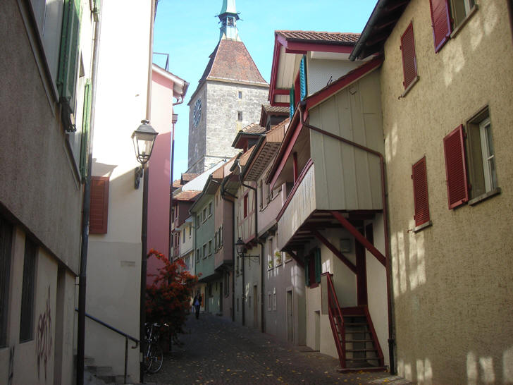Gasse in Aarau
