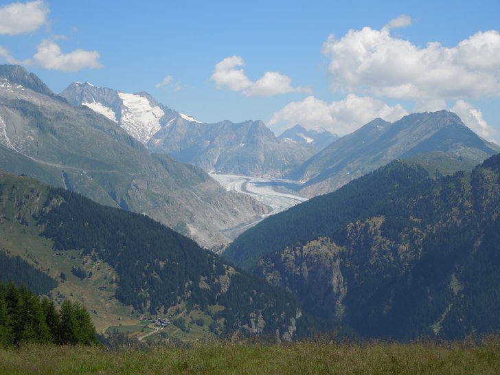 Aussicht Aletschgletscher